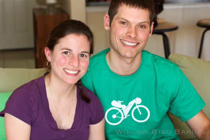 In case you wondered what my husband and I look like - Julie also got this cute shot!